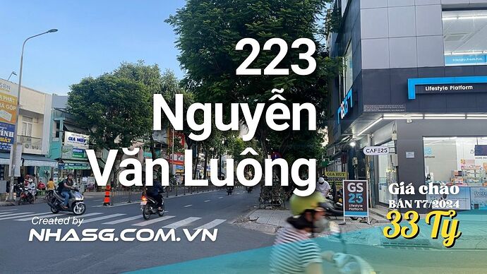 Bán nhà góc 2 mặt tiền Quận 6 223 Nguyễn Văn Luông 4